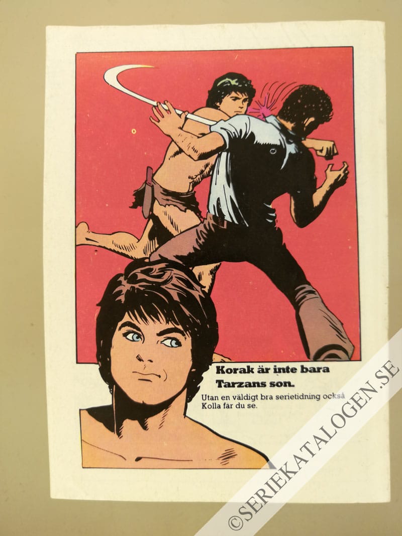 Baksida på Attack (1986)