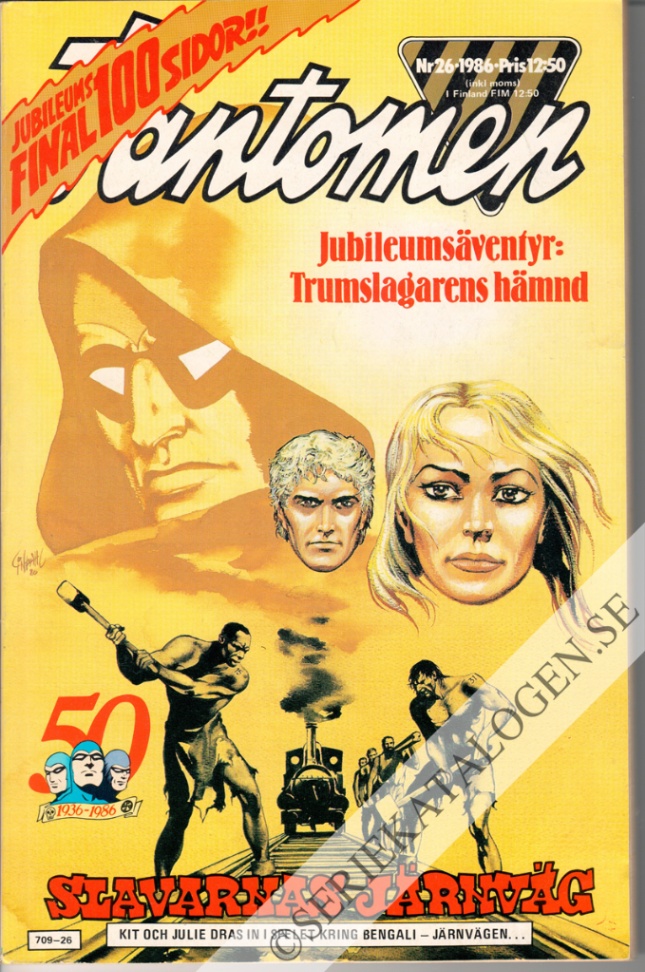Framsida på Fantomen #26 (1986)