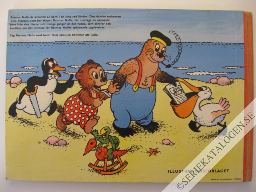 Baksida på Rasmus Nalle bygger en båt (1954)