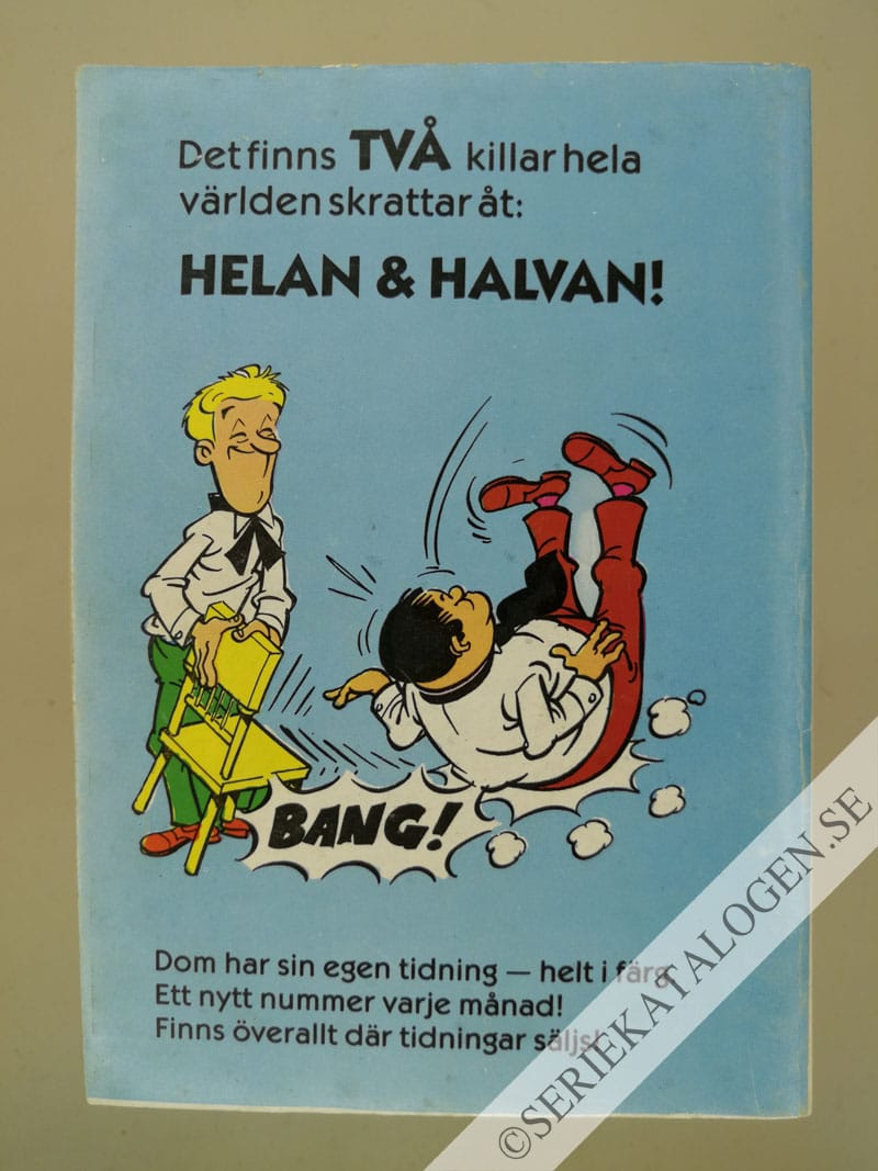 Baksida på Lyckans gullgosse (1982)