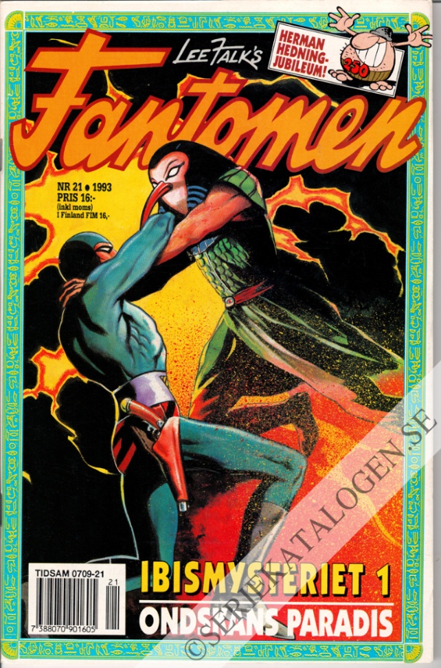 Framsida på Fantomen #21 (1993)