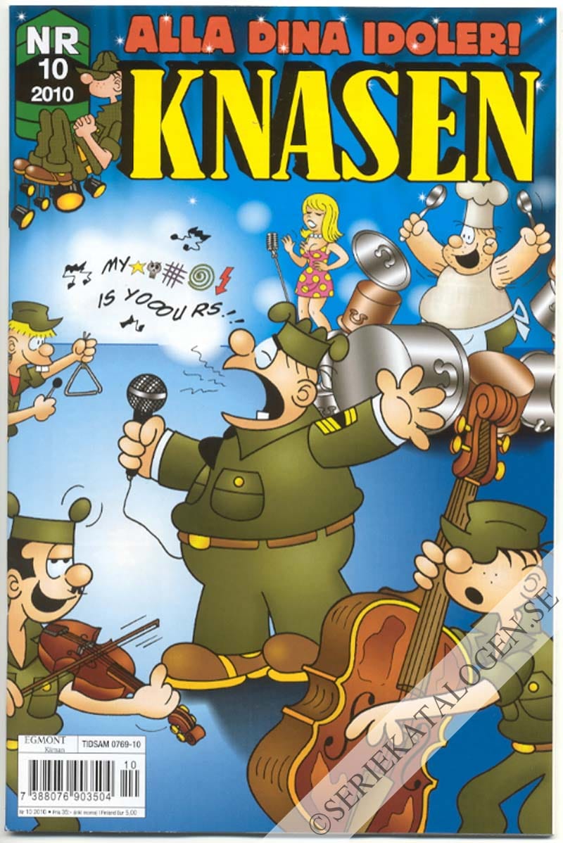 Framsida på Knasen #10 (2010)