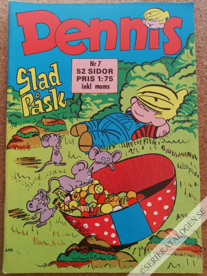 Framsida på Dennis #7 (1969)