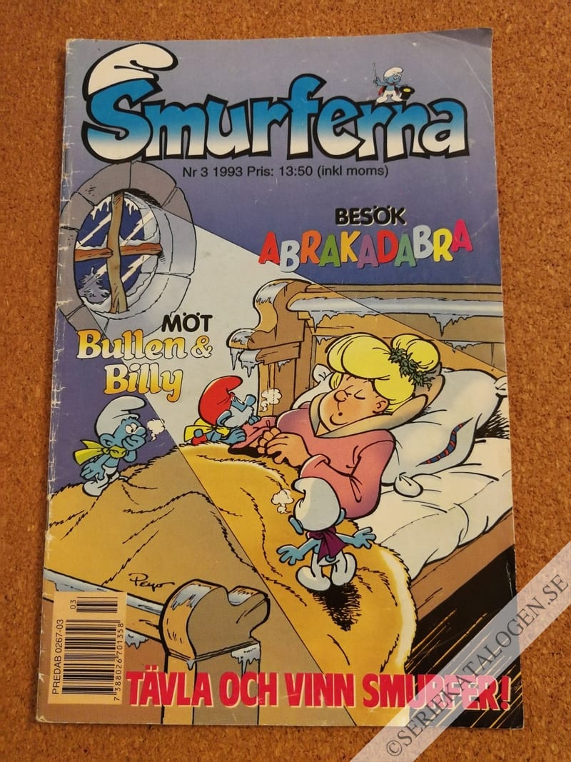 Framsida på Smurferna #3 (1993)