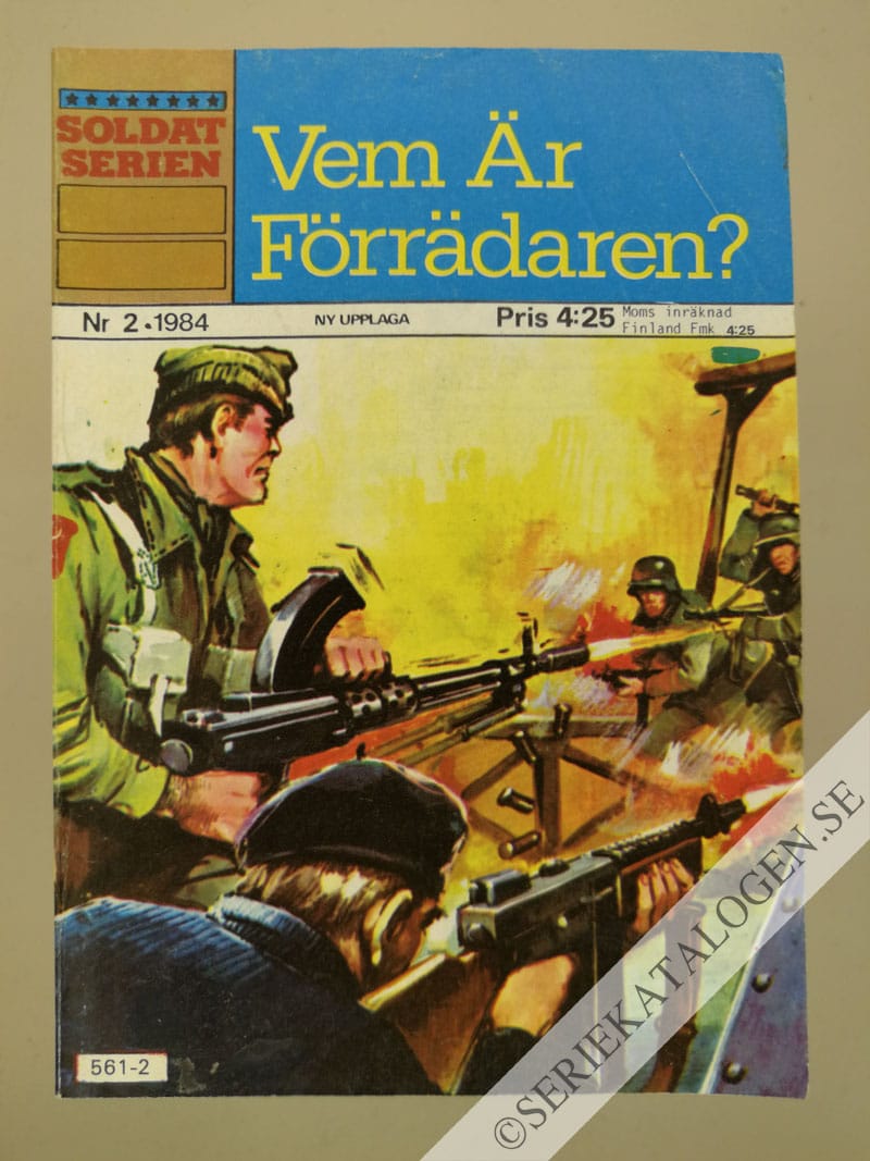 Framsida på Soldatserien #2 - Vem är förrädaren? (1984)