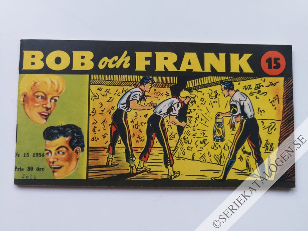 Framsida på Bob och Frank #15 (1954)