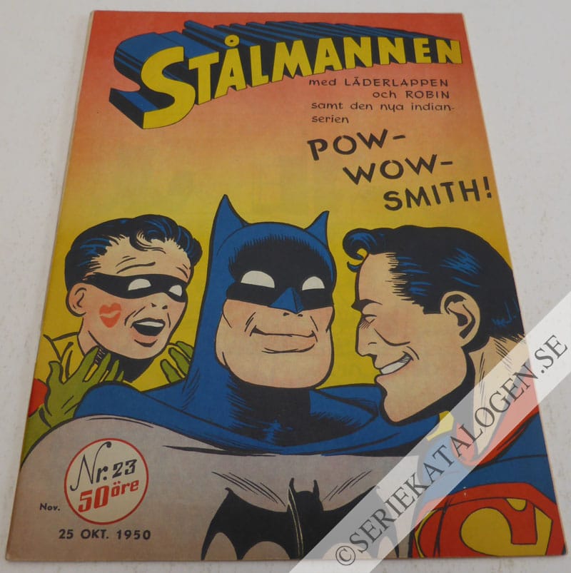 Framsida på Stålmannen #23 (1950)