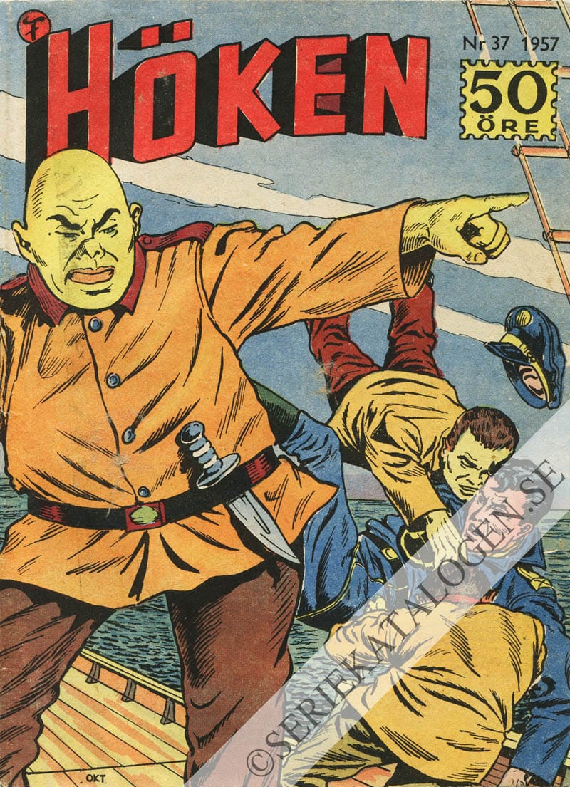 Framsida på Höken #37 (1957)