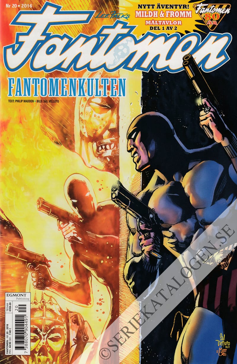Framsida på Fantomen #20 (2016)