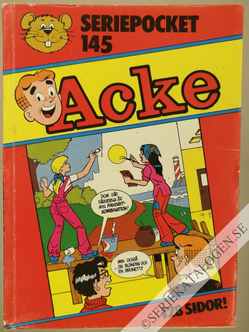 Framsida på Seriepocket #145 - Acke (1984)