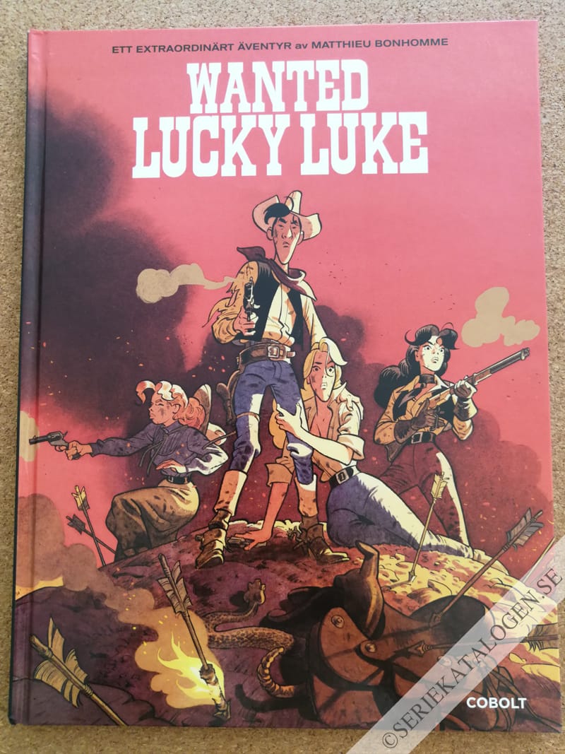 Framsida på Ett extraordinärt äventyr med Lucky Luke Wanted Lucky Luke (2021)