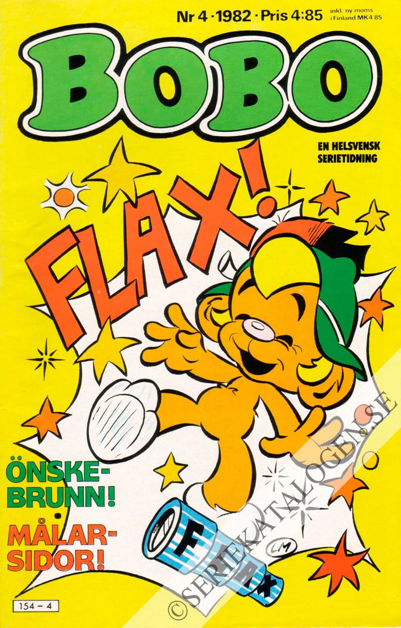 Framsida på Bobo #4 (1982)