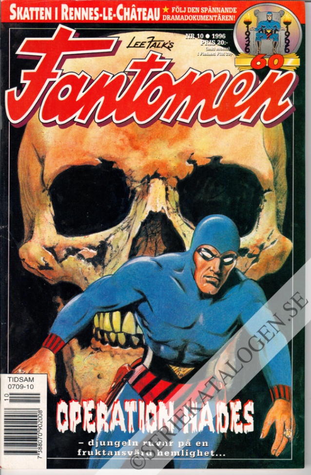 Framsida på Fantomen #10 (1996)