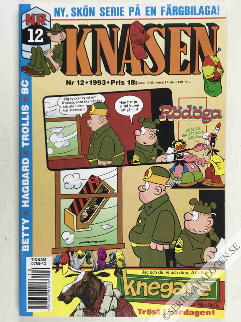 Framsida på Knasen #12 (1993)