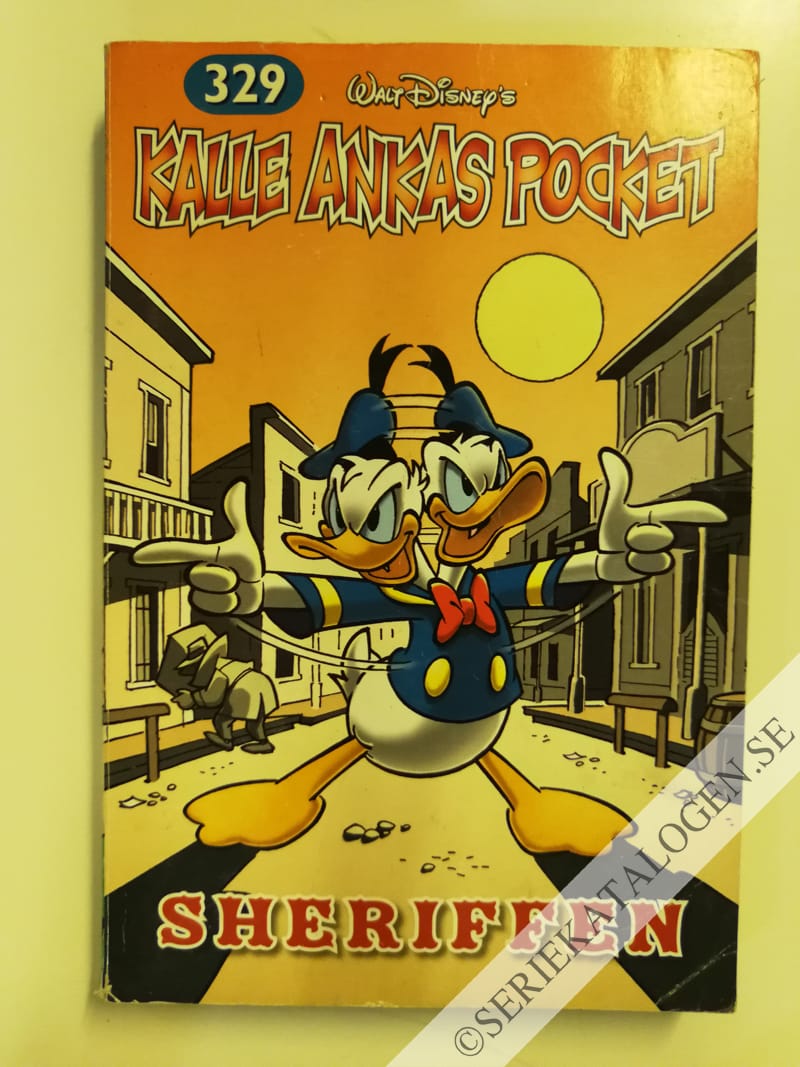 Framsida på Kalle Ankas pocket #329 - Sheriffen (2006)