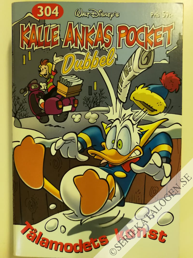 Framsida på Kalle Ankas pocket #304 - Tålamodets konst (2004)