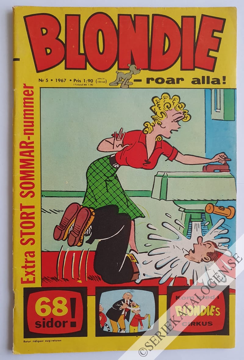 Framsida på Blondie #5 (1967)