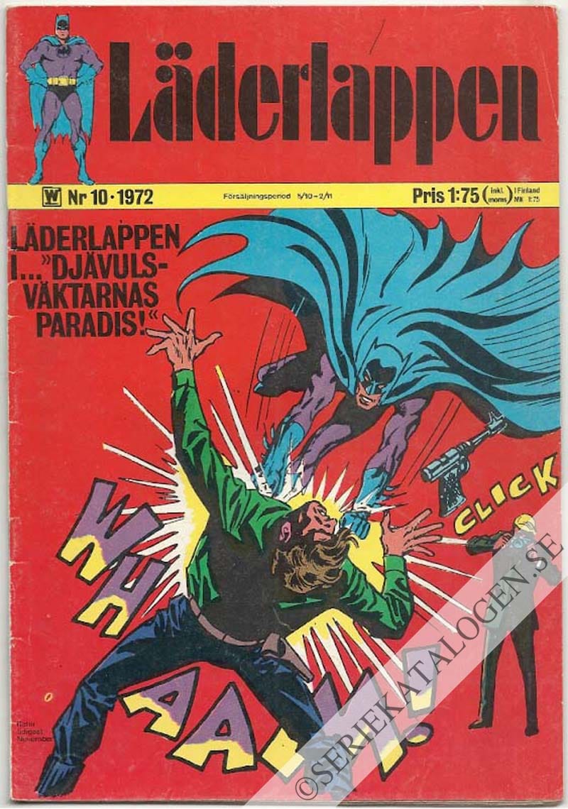 Framsida på Läderlappen och Robin #10 (1972)