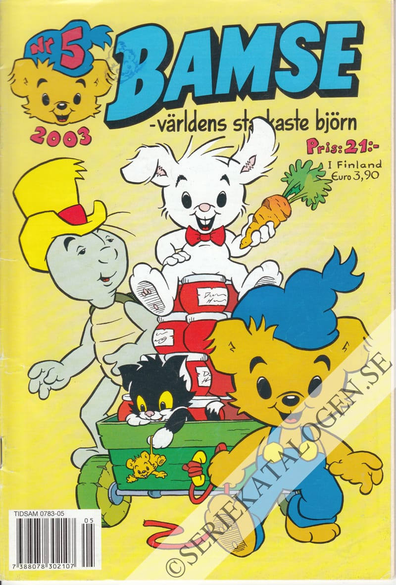 Framsida på Bamse #5 (2003)