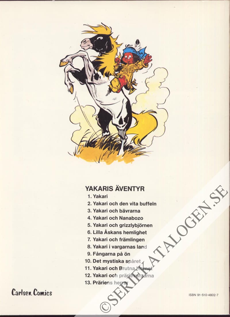 Baksida på Präriens herrar (1988)