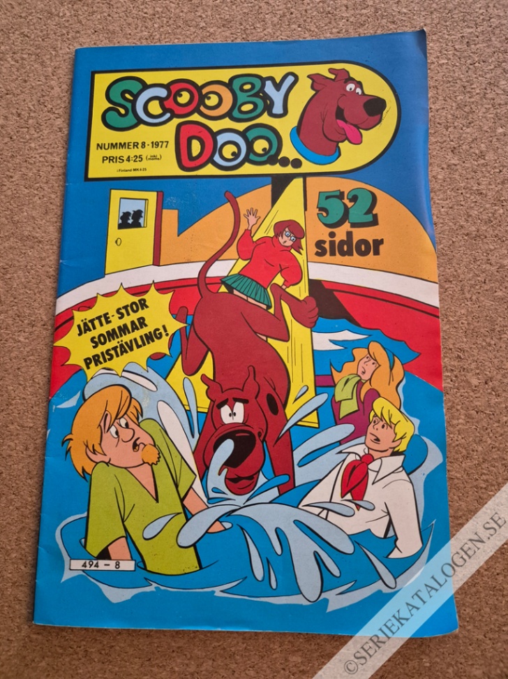 Framsida på Scooby Doo #8 (1977)