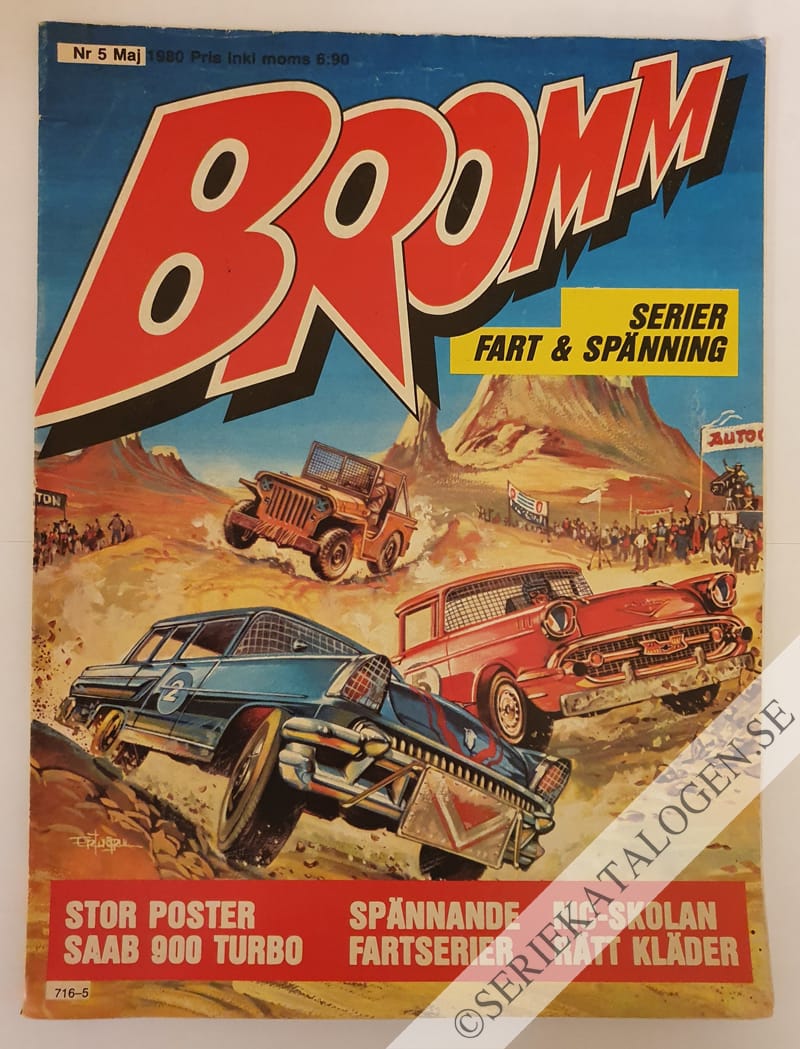 Framsida på Broomm #5 (1980)