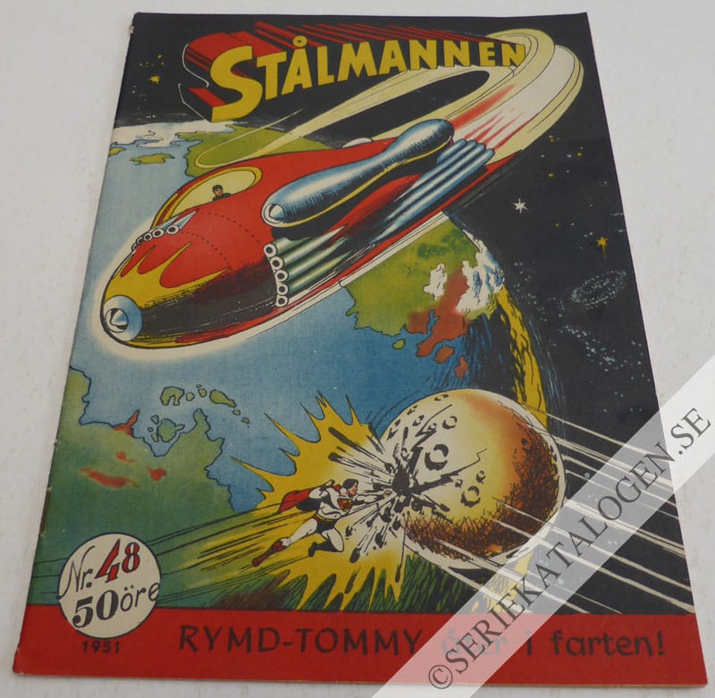 Framsida på Stålmannen #48 (1951)