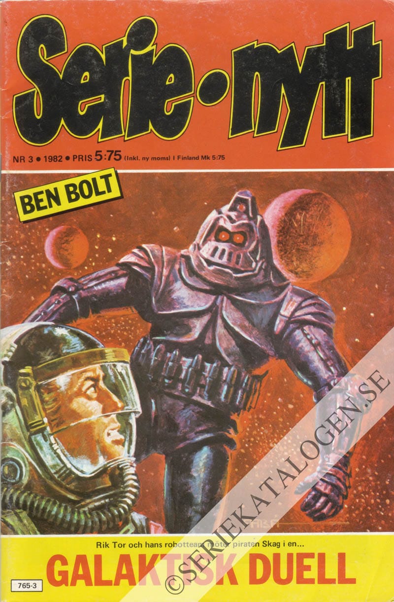 Framsida på Serie-Nytt #3 (1982)