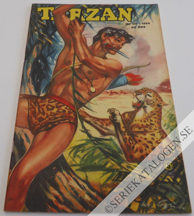 Framsida på Tarzan #20 (1954)