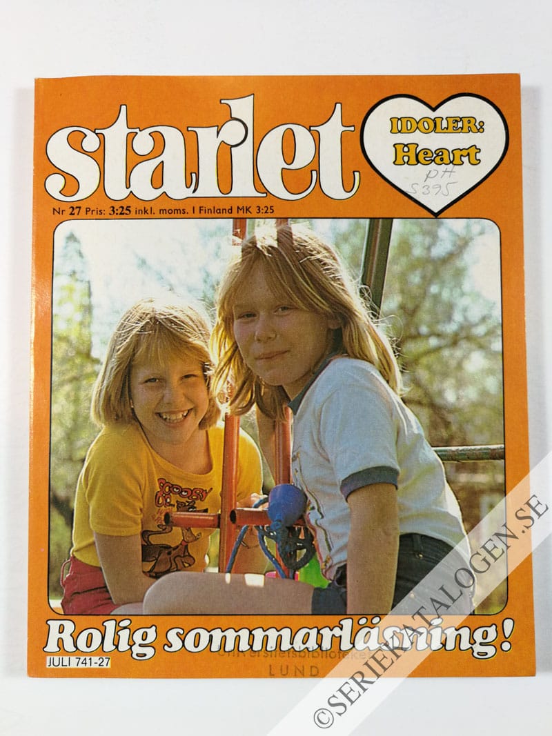Framsida på Starlet #27 (1978)