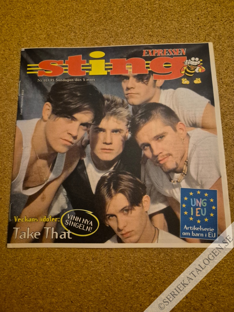 Framsida på Sting-Expressen #10 (1995)