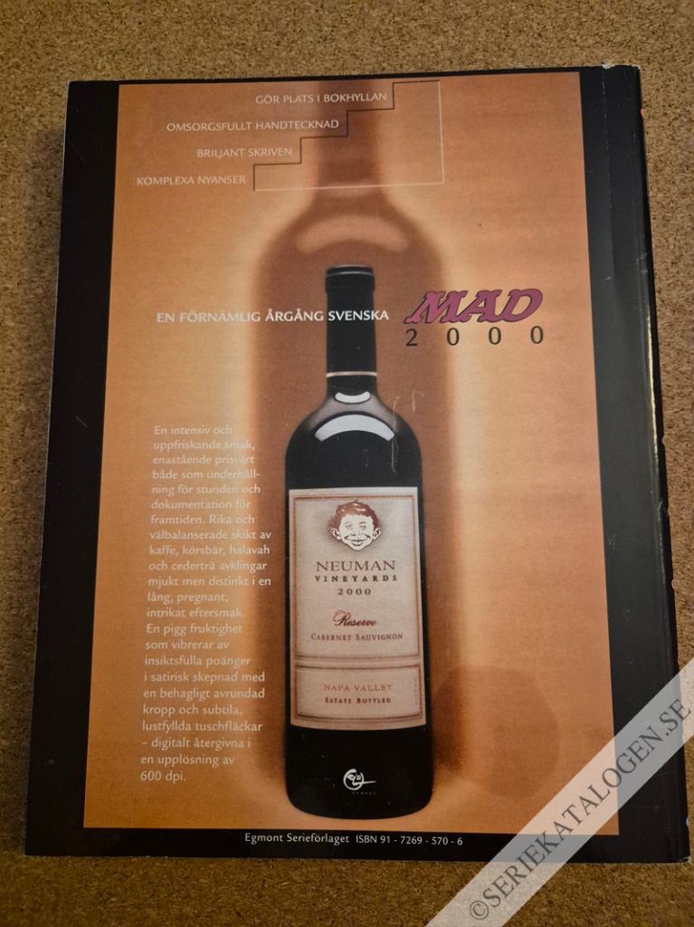 Baksida på Samlade verk 2000-2000 (2001)