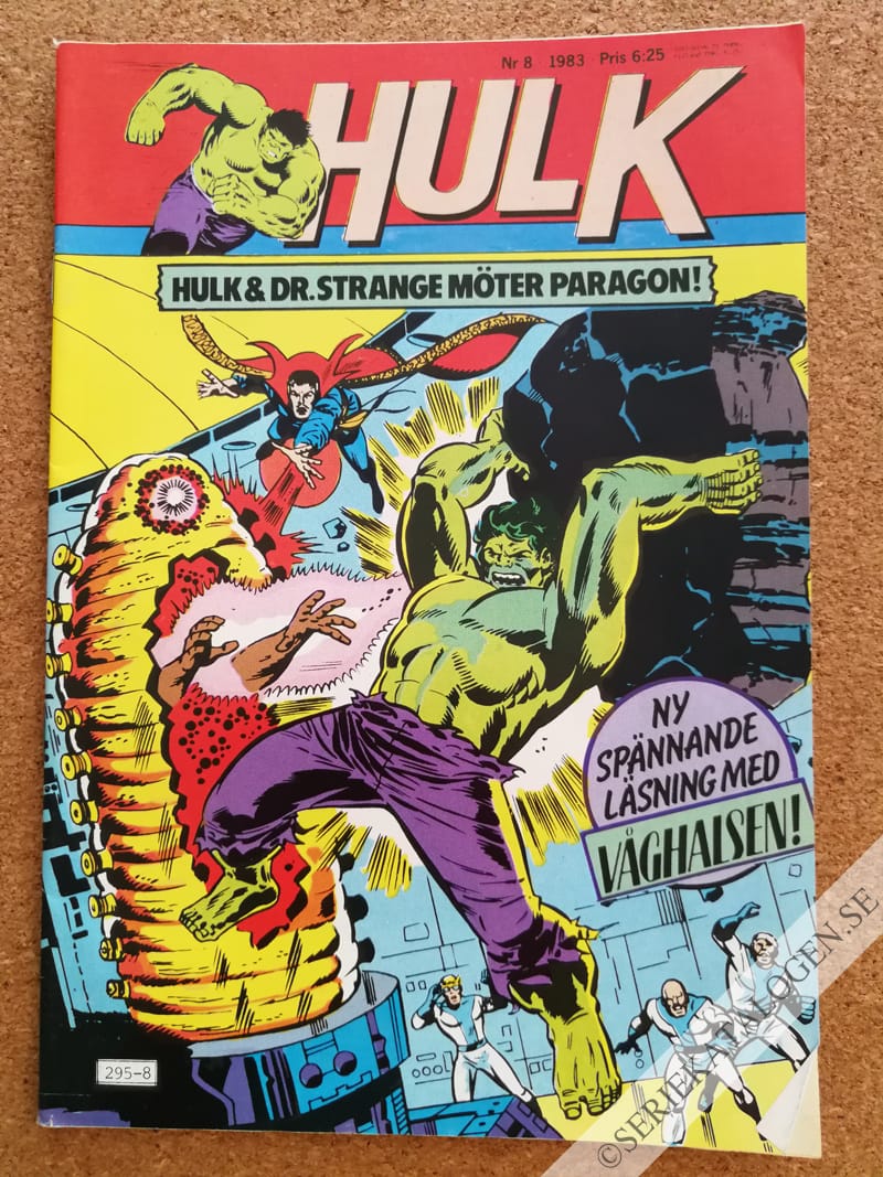 Framsida på Hulk #8 (1983)
