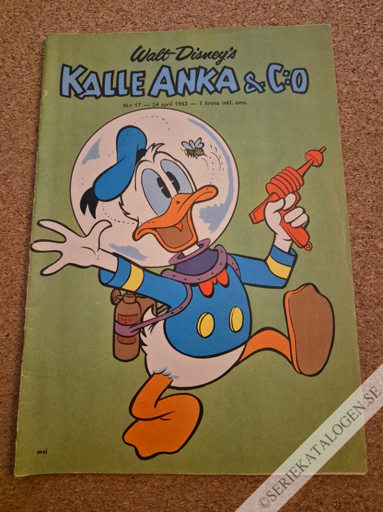 Framsida på Kalle Anka & C:o #17 (1962)