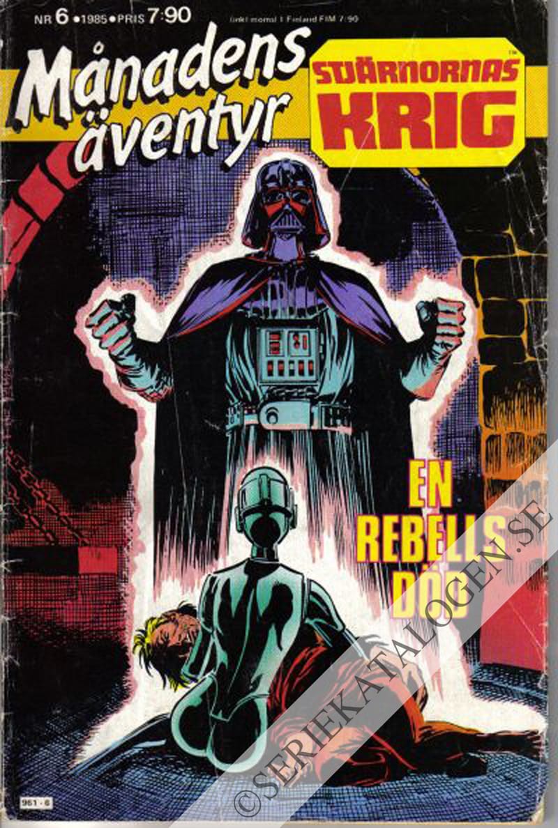 Framsida på Månadens äventyr #6 (1985)