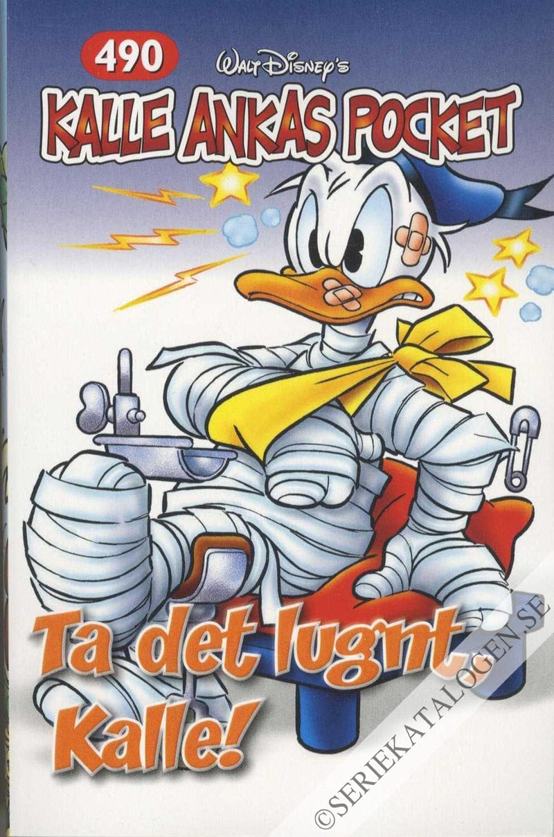 Framsida på Kalle Ankas pocket #490 - Ta det lugnt Kalle! (2019)