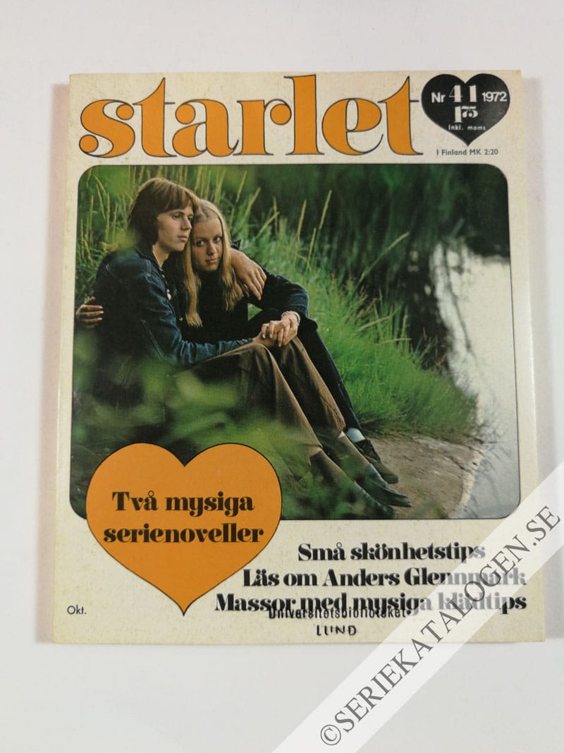 Framsida på Starlet #41 (1972)