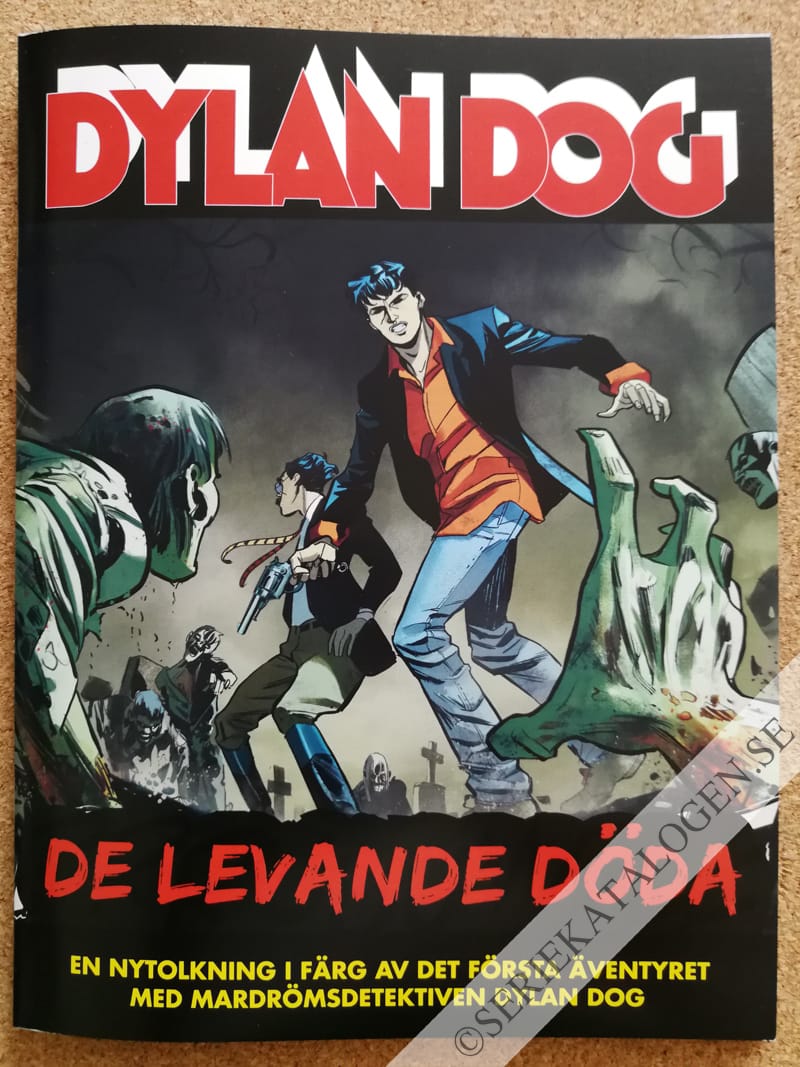 Framsida på Dylan Dog De levande döda (2023)