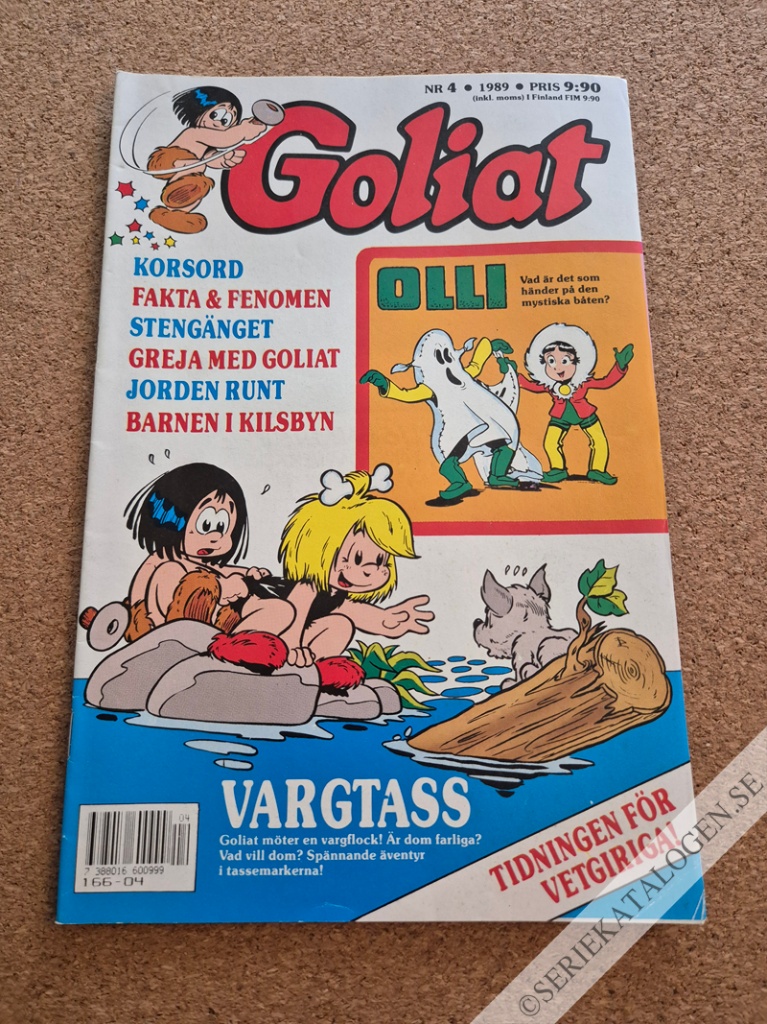 Framsida på Goliat #4 (1989)