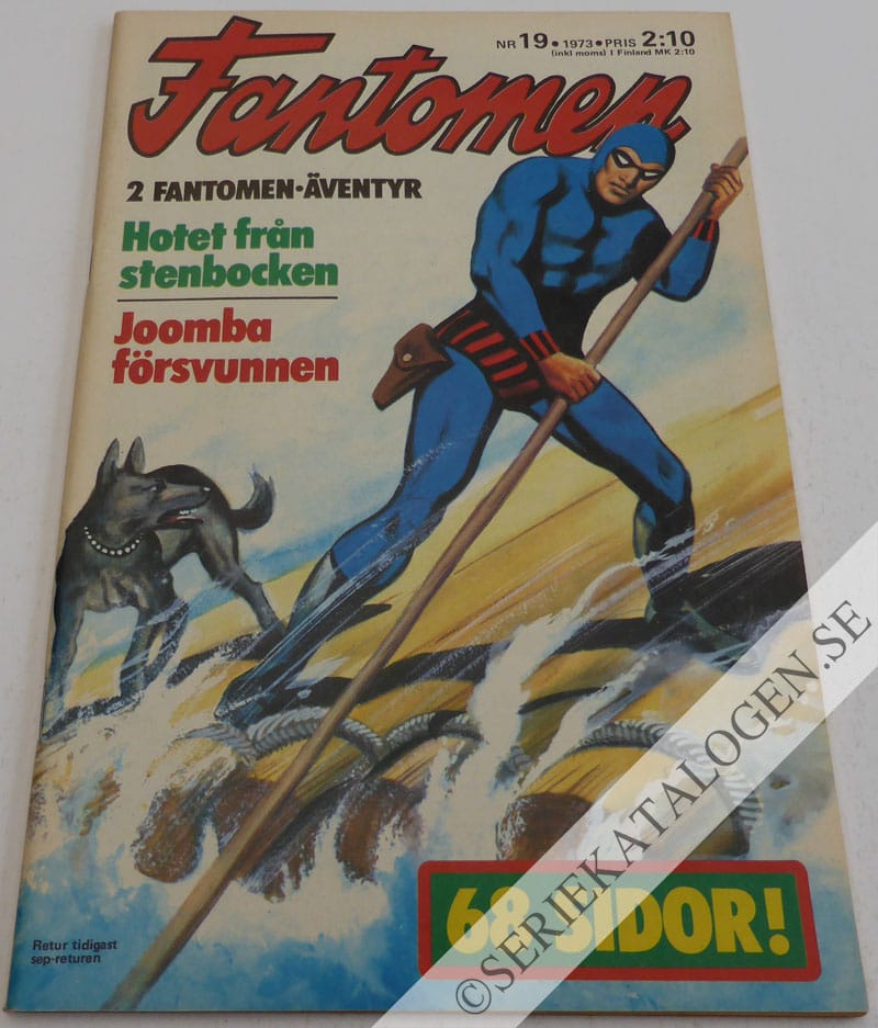 Framsida på Fantomen #19 (1973)