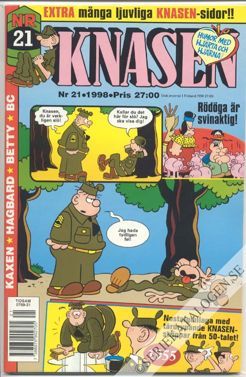 Framsida på Knasen #21 (1998)