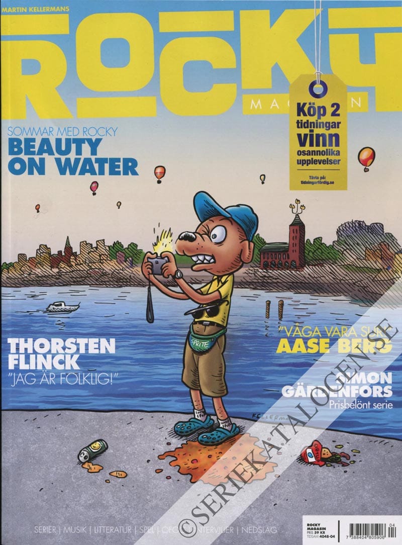 Framsida på Martin Kellermans Rocky #4 - Beauty on water (2011)