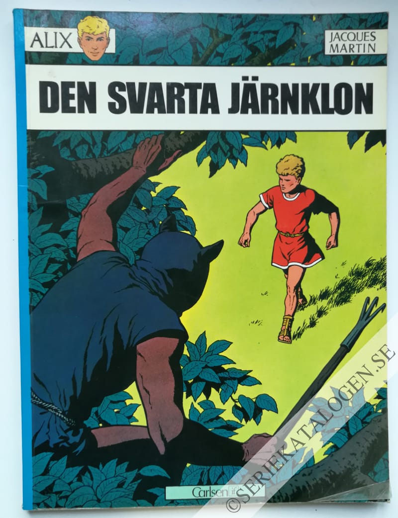Framsida på Alix' äventyr Den svarta järnklon (1976)