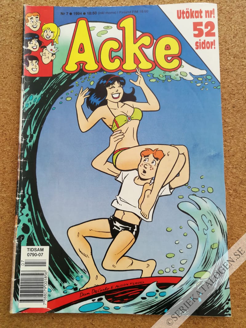 Framsida på Acke #7 (1994)