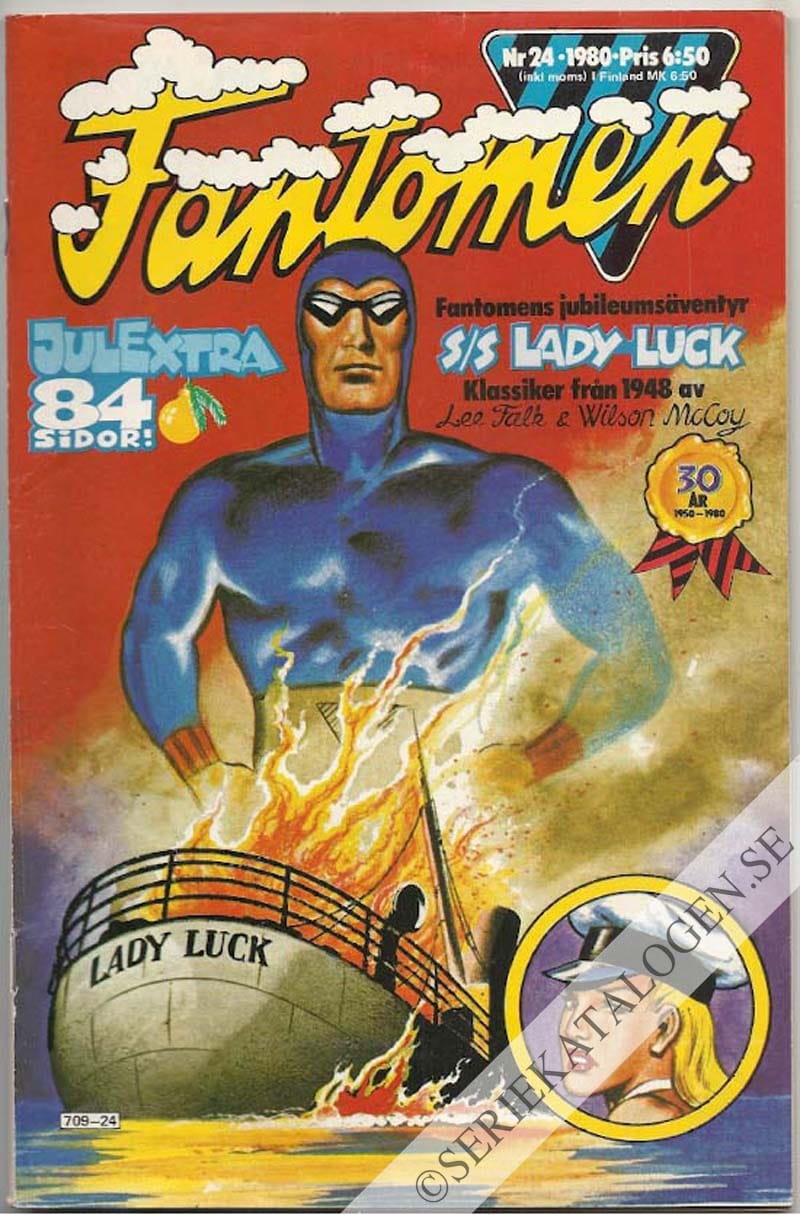Framsida på Fantomen #24 (1980)
