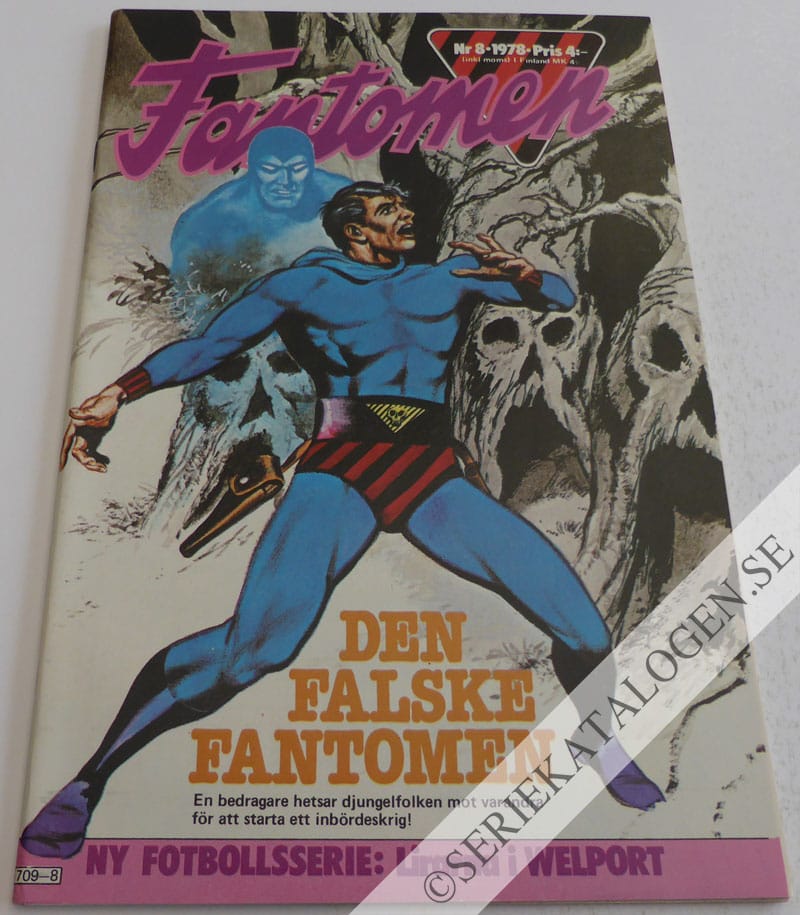 Framsida på Fantomen #8 (1978)