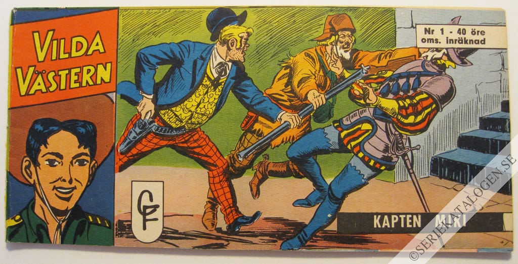 Framsida på Vilda Västern #1 (1964)