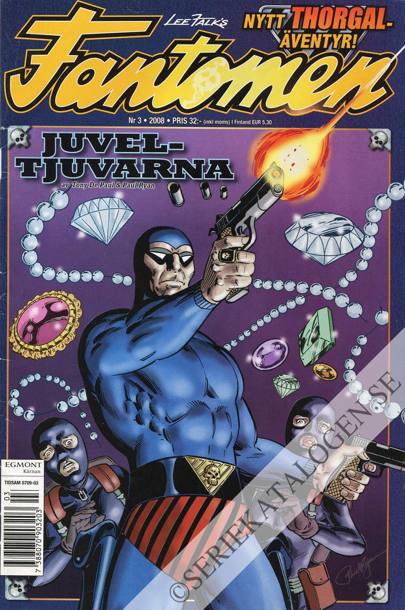 Framsida på Fantomen #3 (2008)