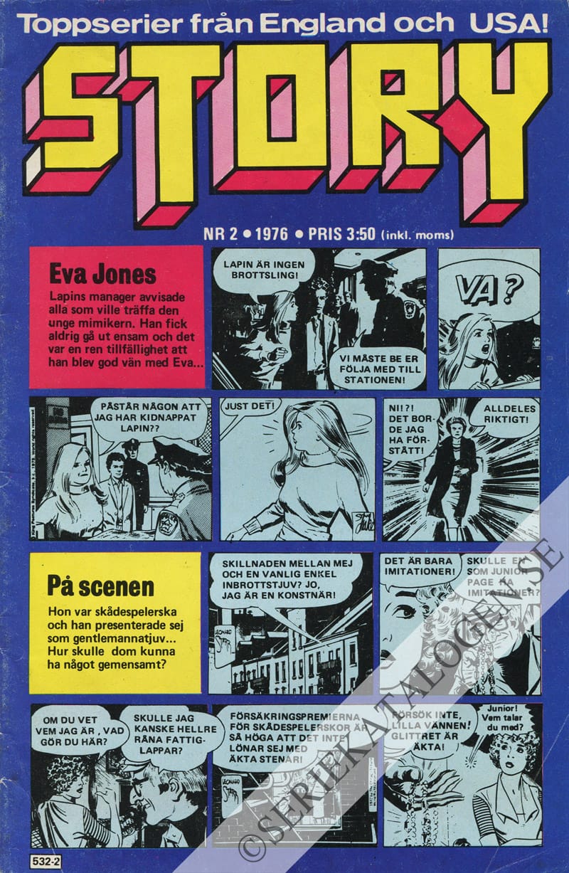 Framsida på Story #2 (1976)