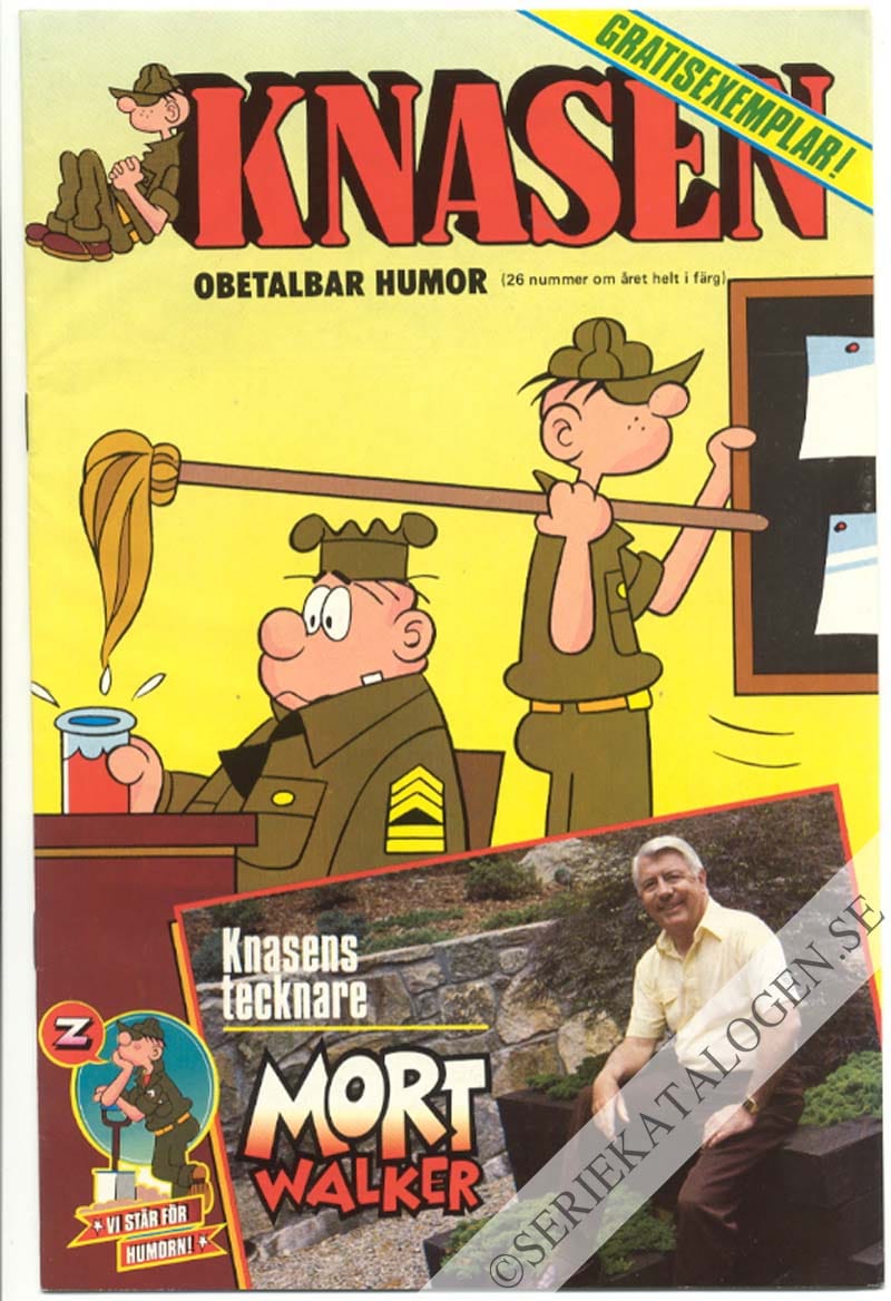 Framsida på Knasen - gratisexemplar # (1988)